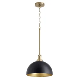 12" Single-Light Dome Pendant
