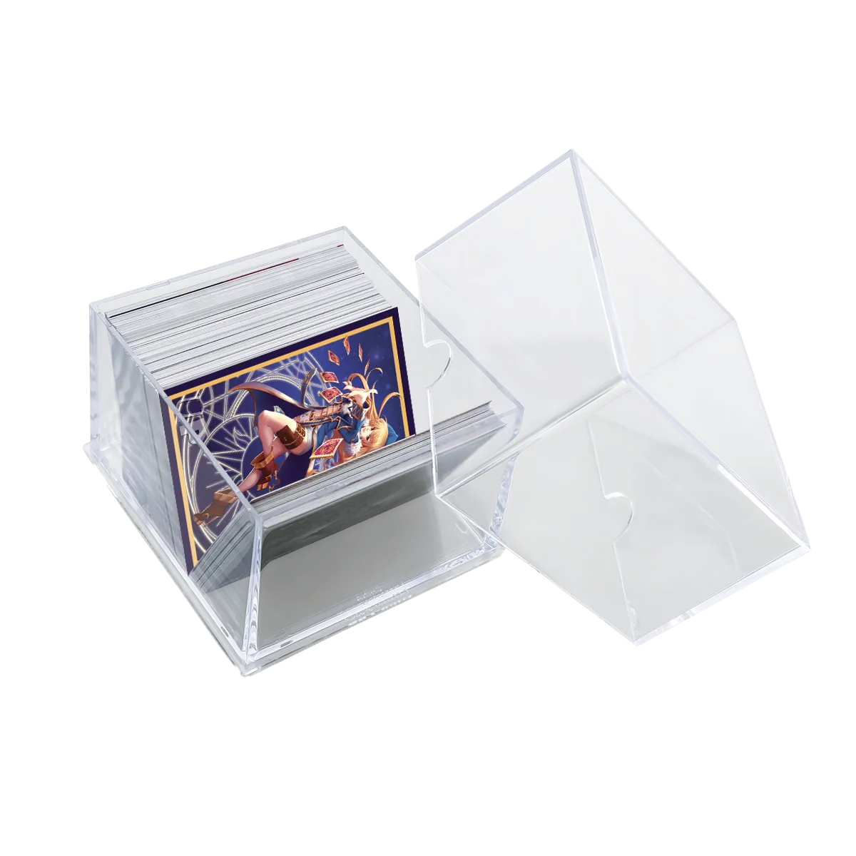 2-Piece Clear 100  Deck Box