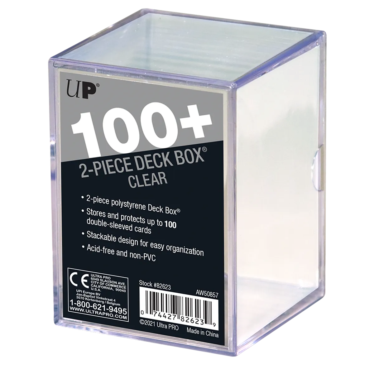 2-Piece Clear 100  Deck Box