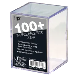 2-Piece Clear 100  Deck Box