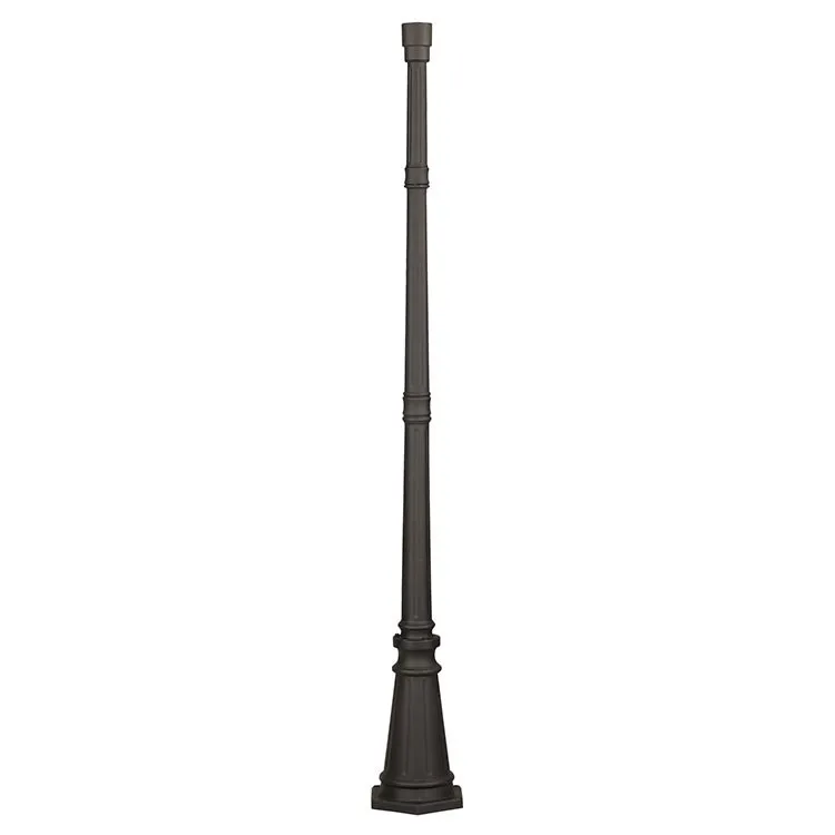 3" x 71" Aluminum Outdoor Lamp Post with Fluted Base