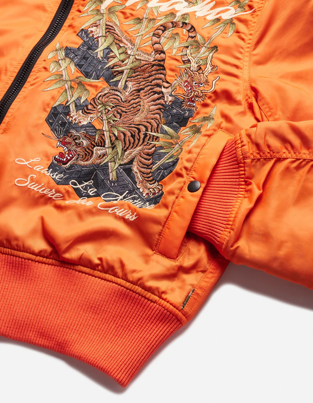 5096 Take Tora MA1 Flight Jacket Blaze Orange