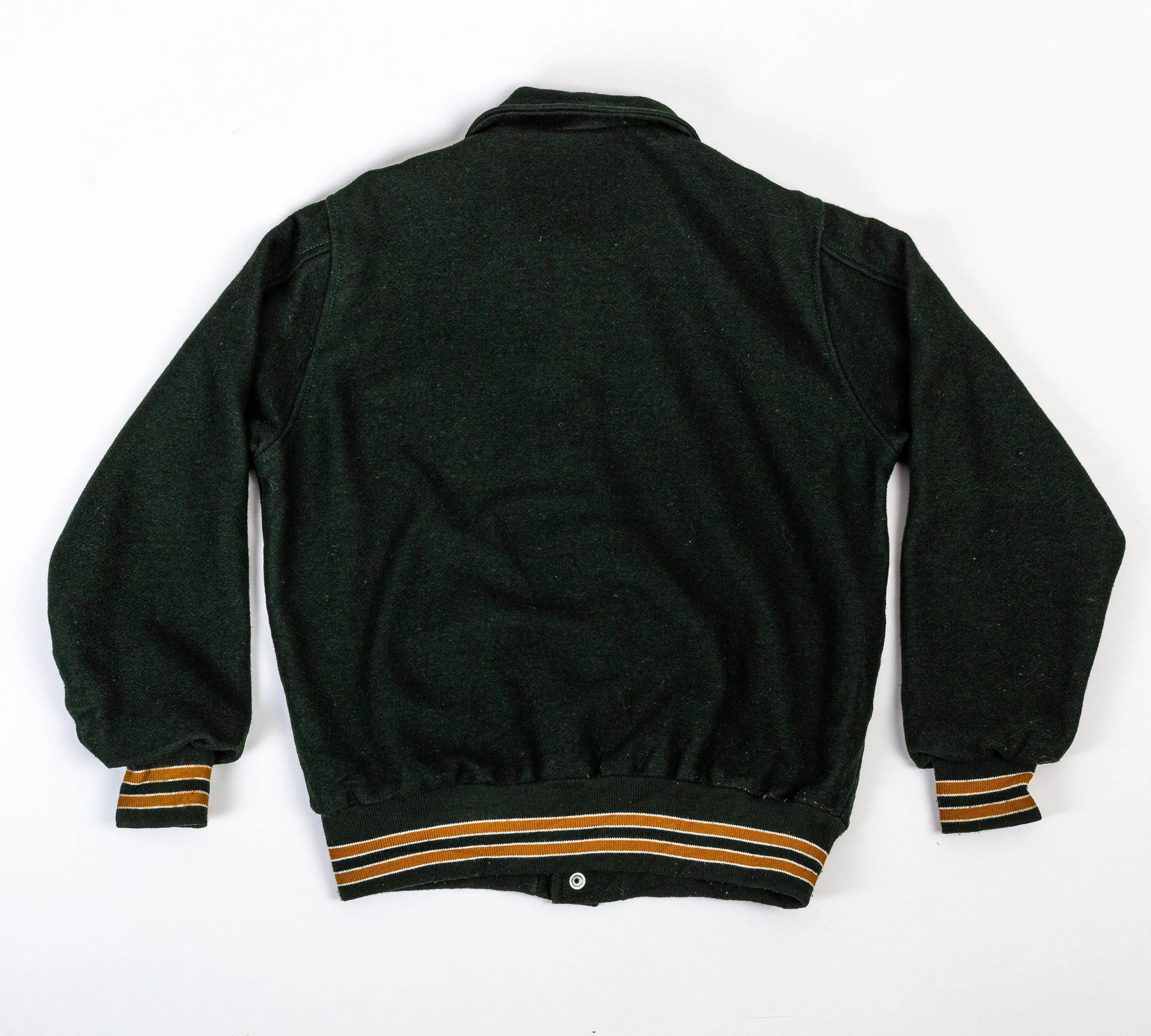 70s Varsity Tennis Letterman Jacket - Men's Medium