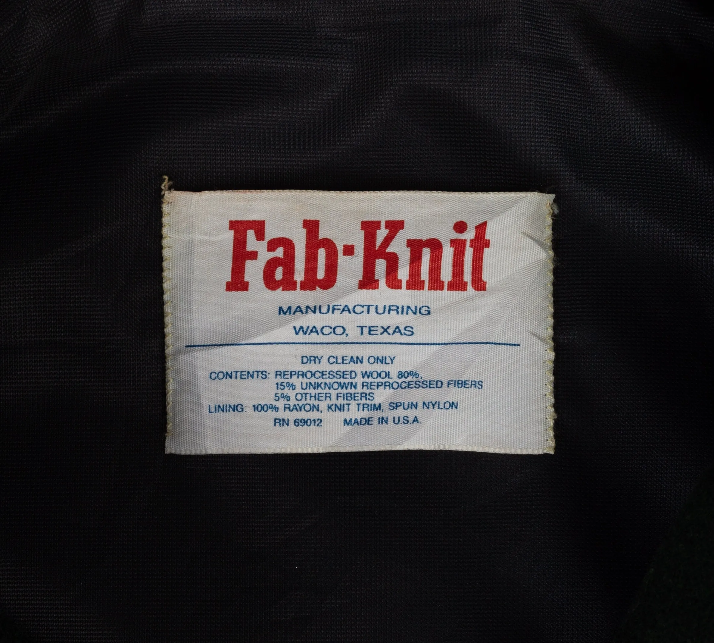 70s Varsity Tennis Letterman Jacket - Men's Medium