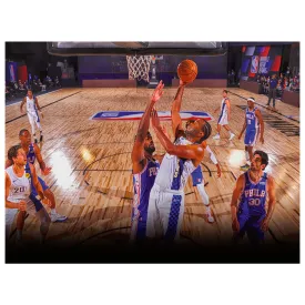 76ers vs Pacers 2020 Realbig Mural        - Officially Licensed NBA Removable Wall   Adhesive Decal