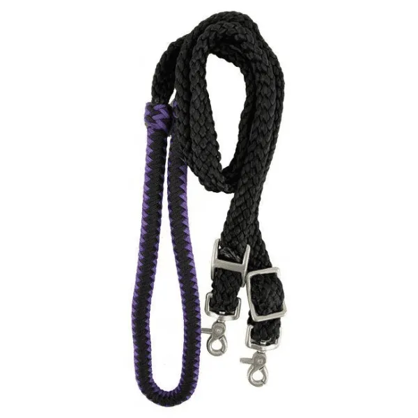 8ft Nylon braided roping reins