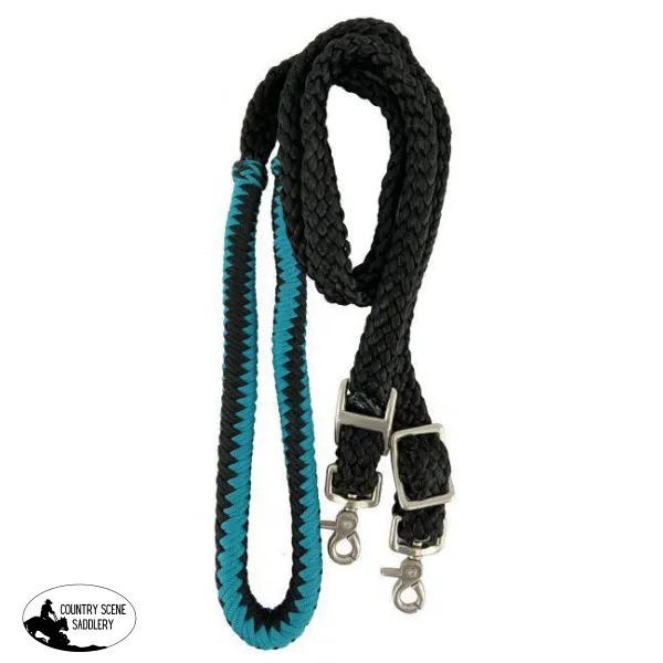 8ft Nylon braided roping reins