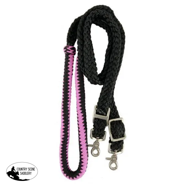8ft Nylon braided roping reins