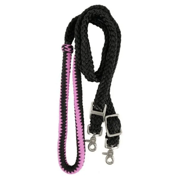 8ft Nylon braided roping reins