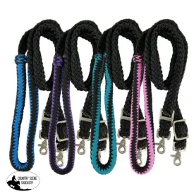 8ft Nylon braided roping reins