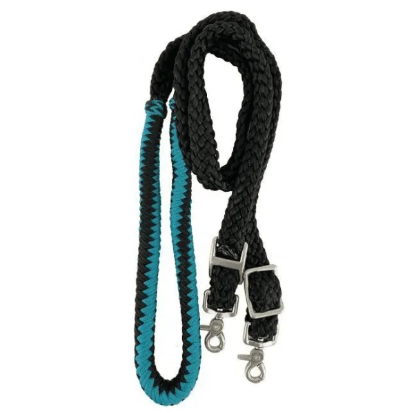 8ft Nylon braided roping reins