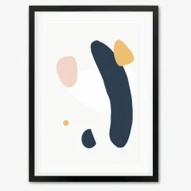Abstract Dog Framed Art