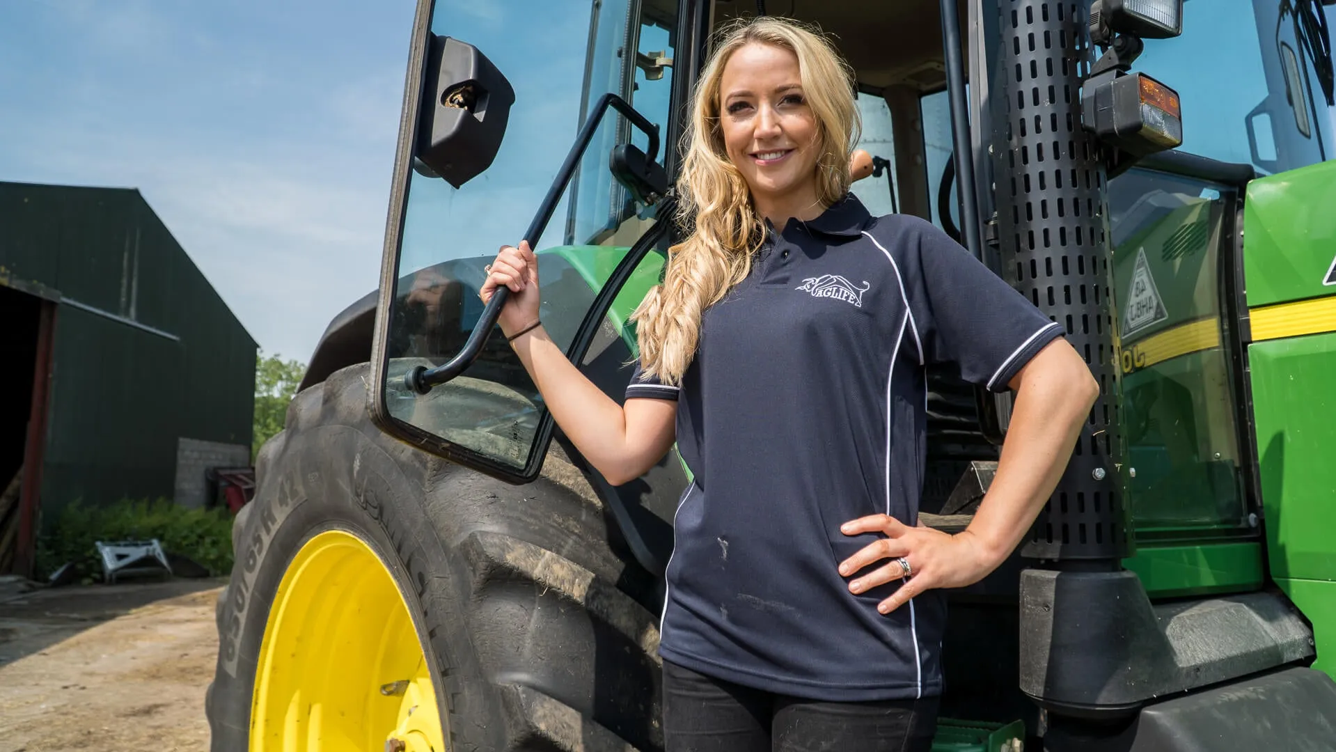 AgLife Navy Polo Shirt