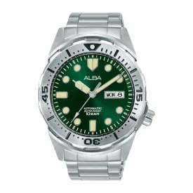 Alba Mechanical Green Dial Men's Automatic Watch AL4371X1