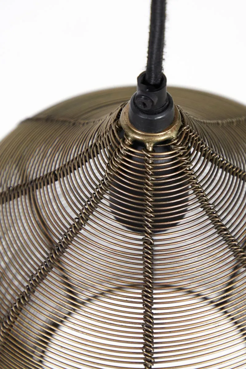 Alvaro 5/10Lt Hanging Lamp - Antique Bronze / Matt Black Finish