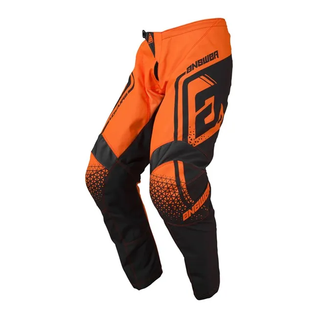 Answer Syncron Drift Kids Youth Motocross Pants - Black / Orange