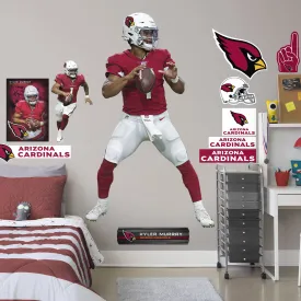 Arizona Cardinals: Kyler Murray         - Officially Licensed NFL Removable Wall   Adhesive Decal
