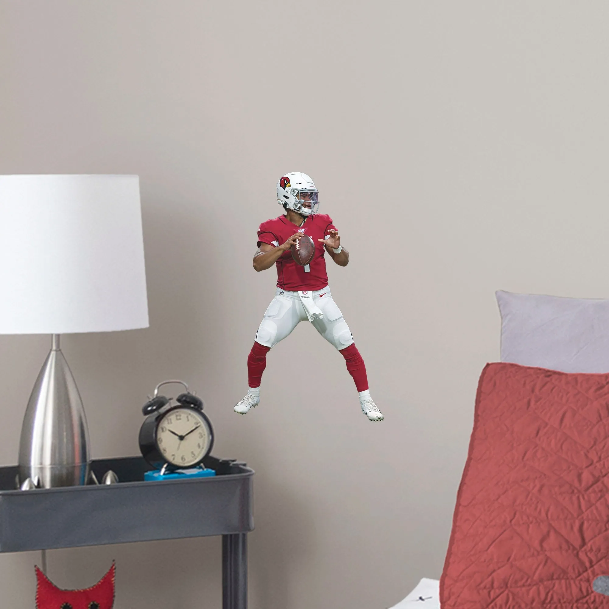 Arizona Cardinals: Kyler Murray         - Officially Licensed NFL Removable Wall   Adhesive Decal