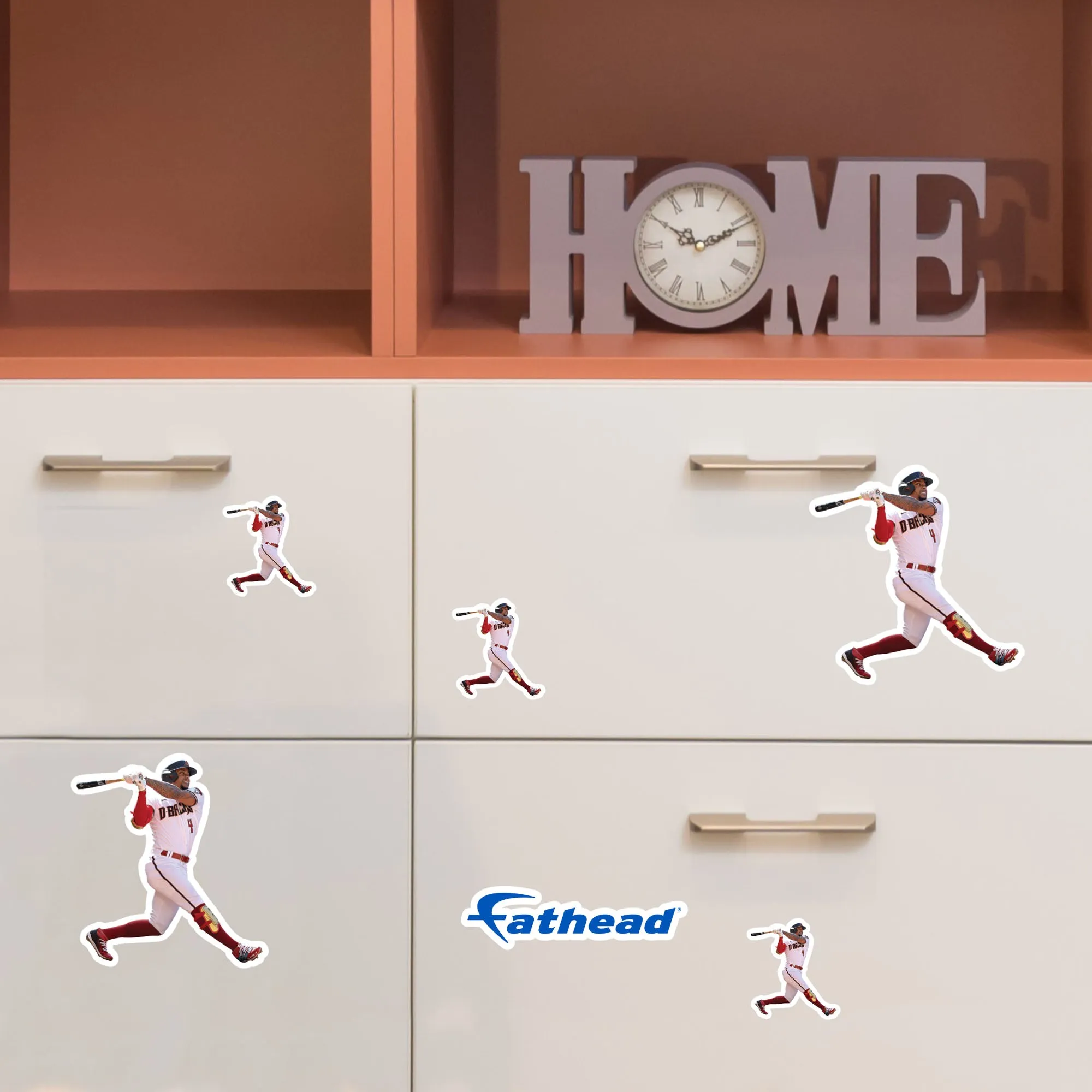 Arizona Diamondbacks: Ketel Marte  Player Minis        - Officially Licensed MLB Removable     Adhesive Decal