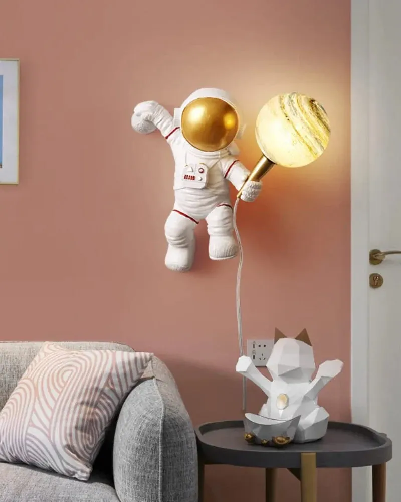 Astronaut Wall Light
