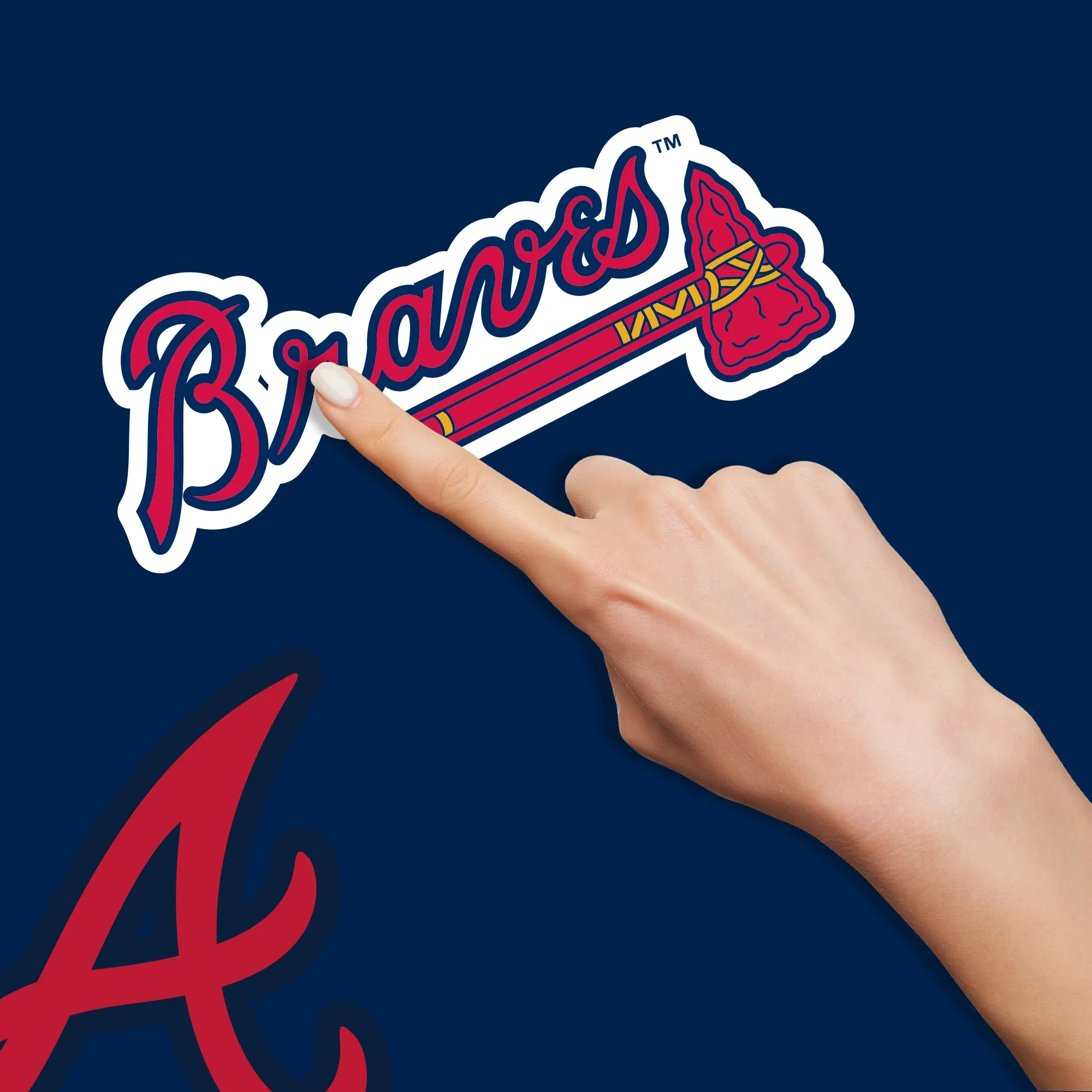 Atlanta Braves: Michael Harris II - Officially Licensed MLB Removable     Adhesive Decal