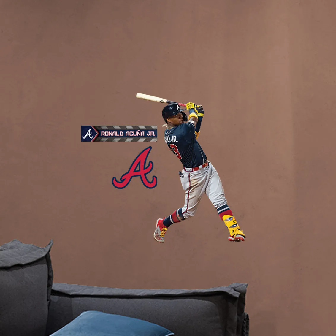 Atlanta Braves: Ronald Acuña Jr. - Officially Licensed MLB Removable Adhesive Decal