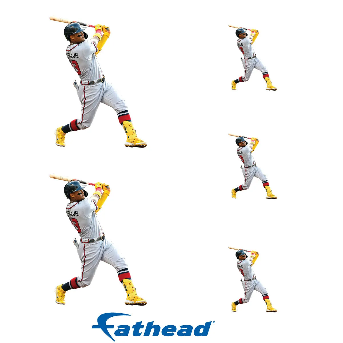 Atlanta Braves: Ronald Acuña Jr.  Player Minis        - Officially Licensed MLB Removable     Adhesive Decal