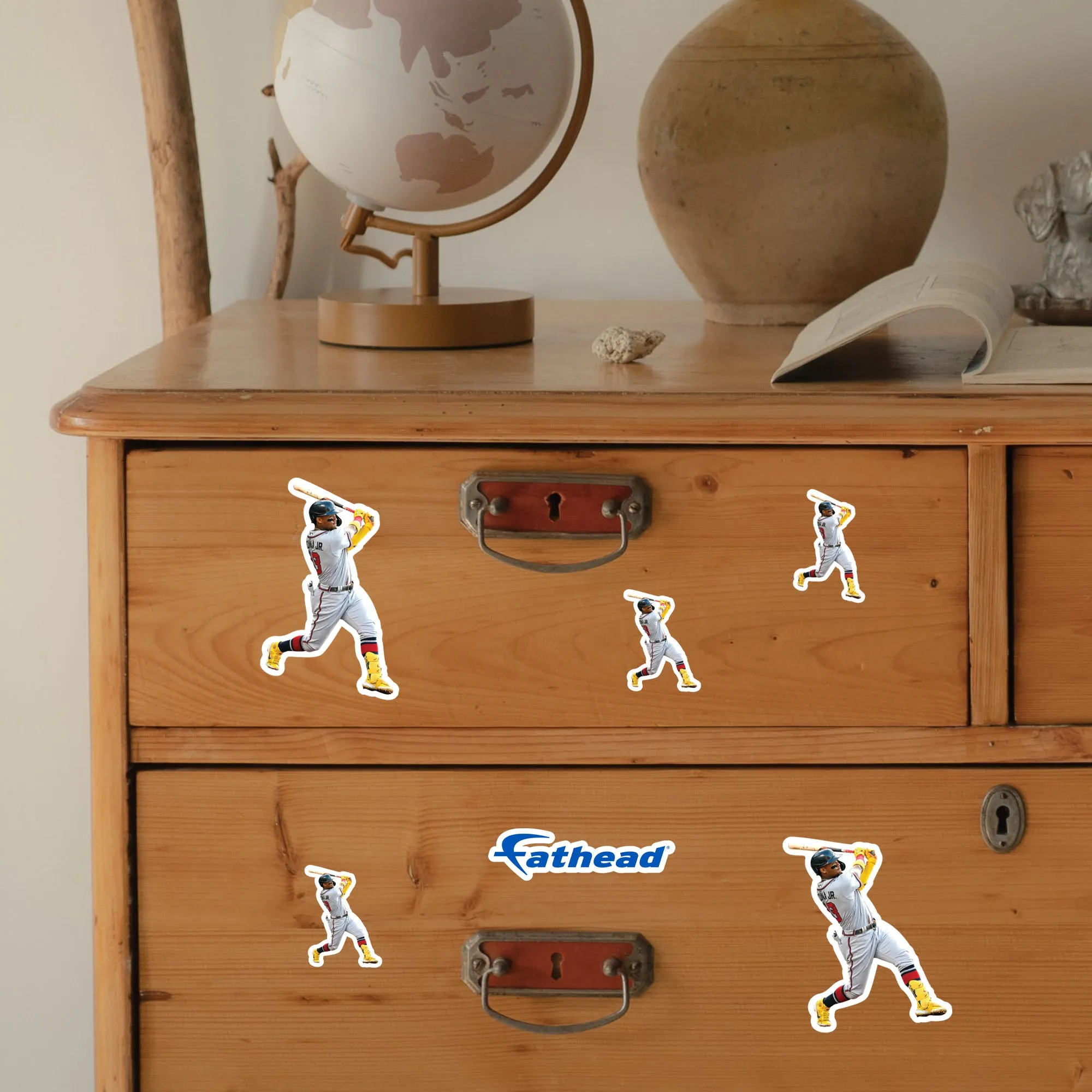 Atlanta Braves: Ronald Acuña Jr.  Player Minis        - Officially Licensed MLB Removable     Adhesive Decal