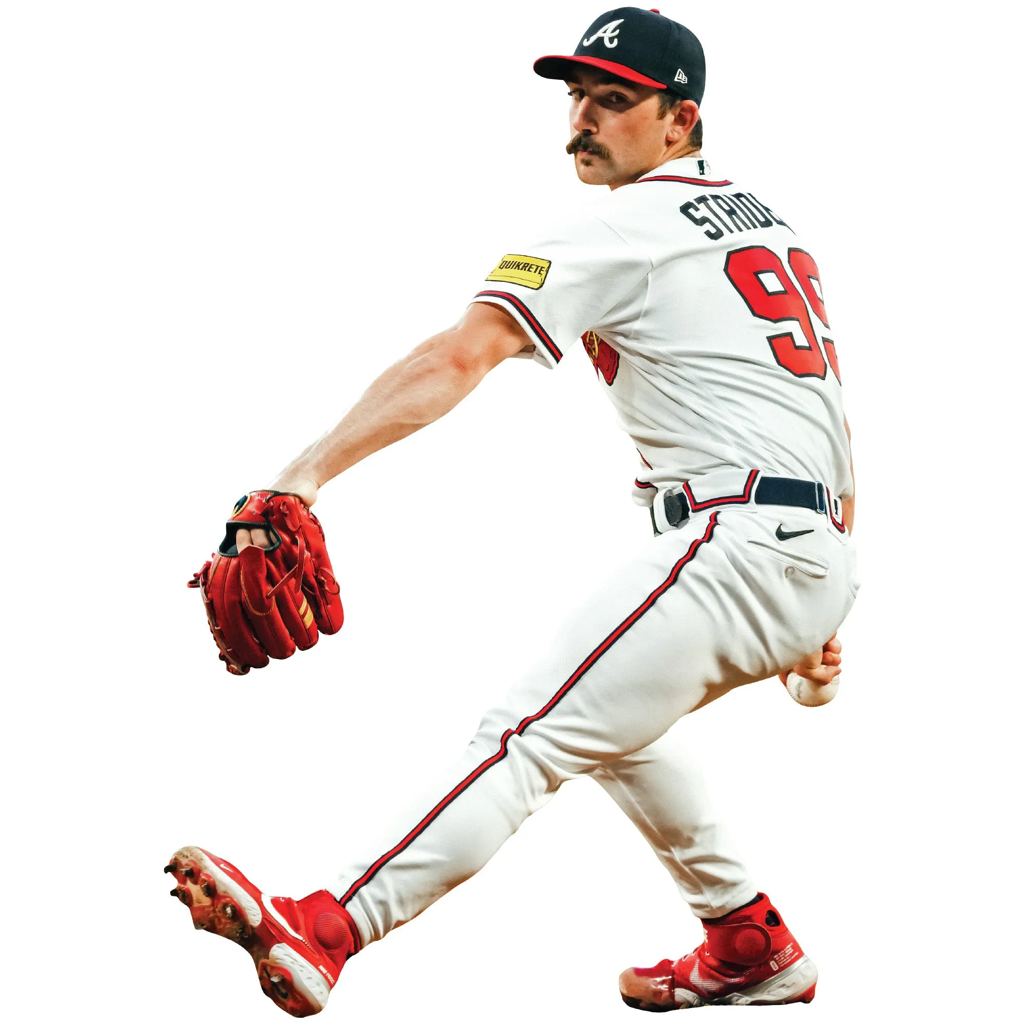 Atlanta Braves: Spencer Strider         - Officially Licensed MLB Removable     Adhesive Decal