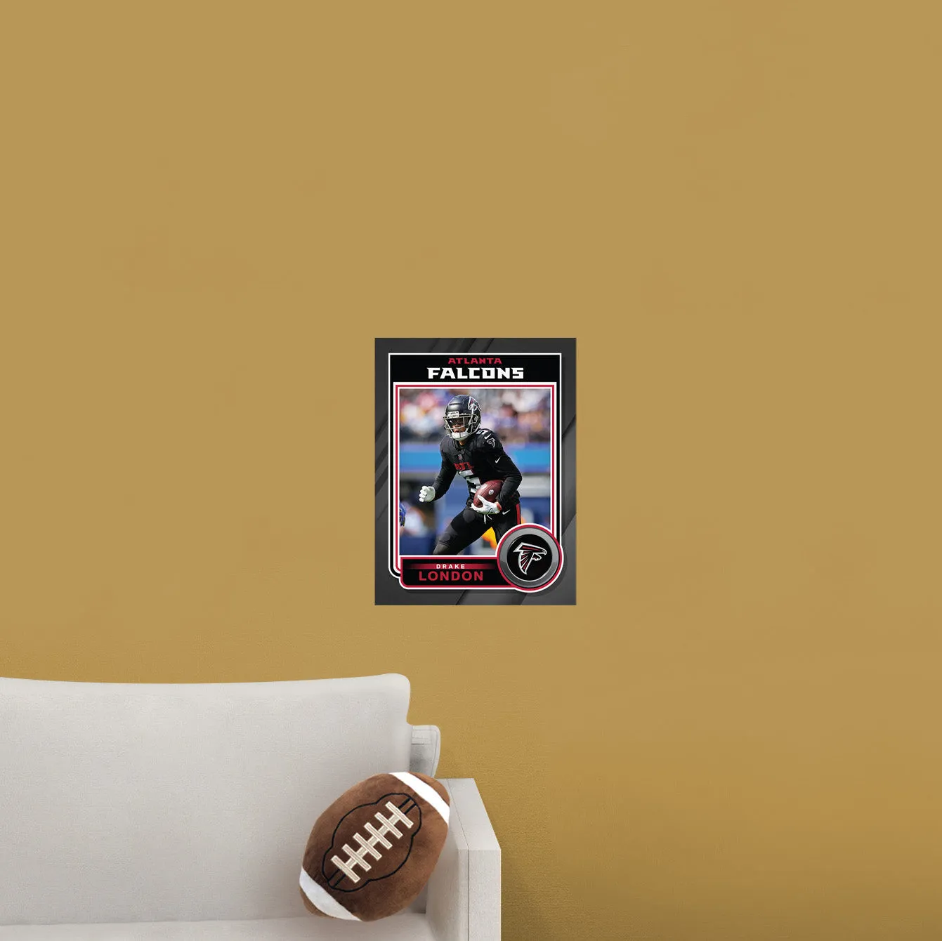 Atlanta Falcons: Drake London Poster - Officially Licensed NFL Removable Adhesive Decal