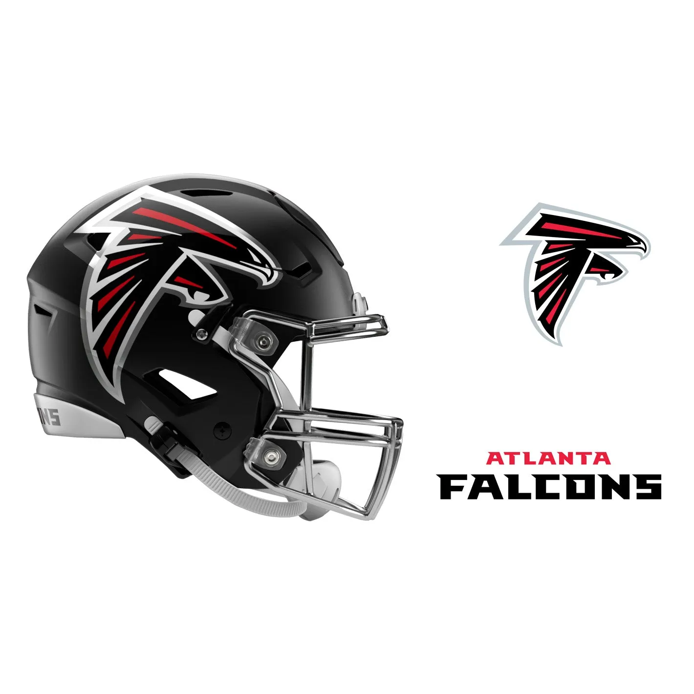 Atlanta Falcons: Helmet - Officially Licensed NFL Removable Adhesive Decal