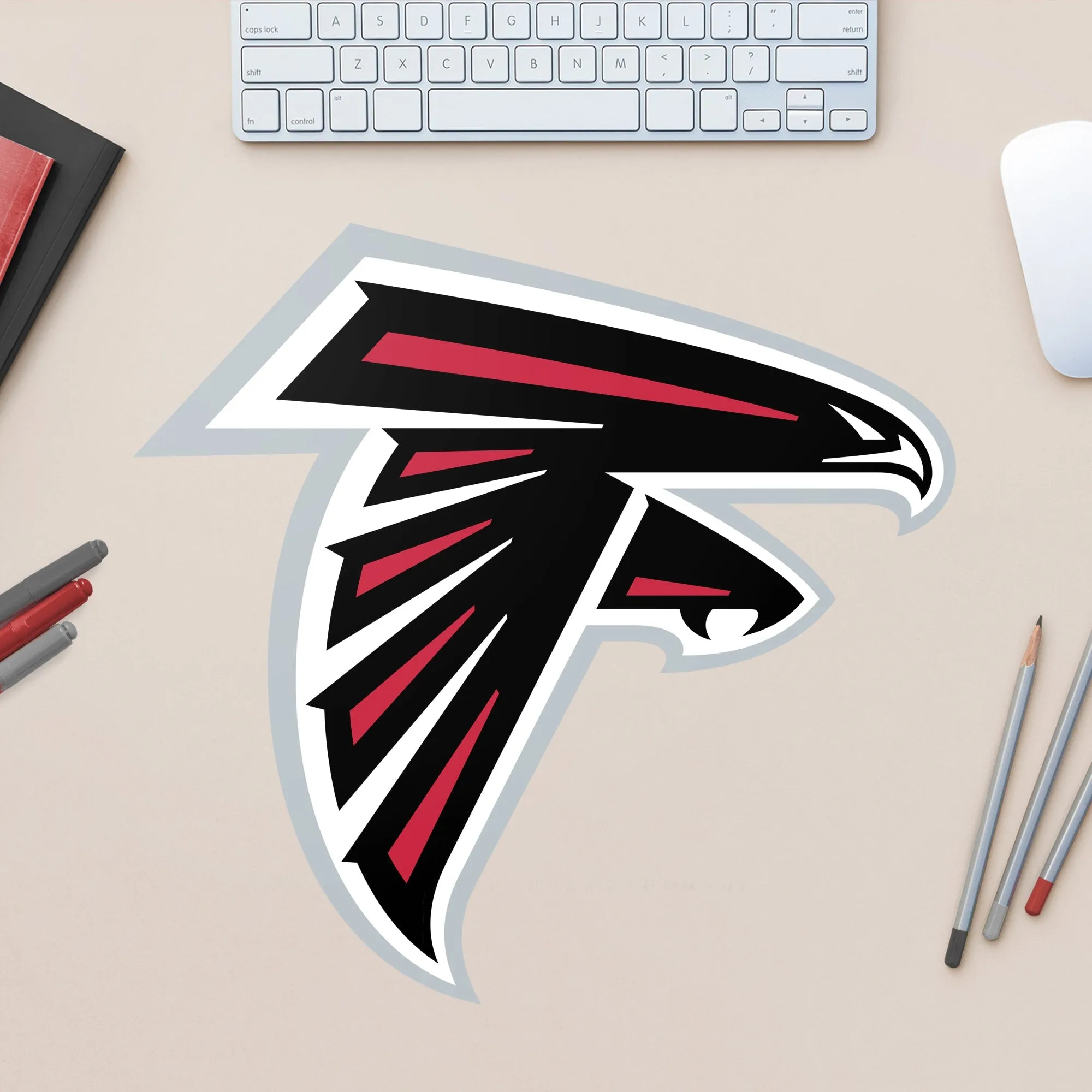 Atlanta Falcons:  Logo - Officially Licensed NFL Removable Wall   Adhesive Decal