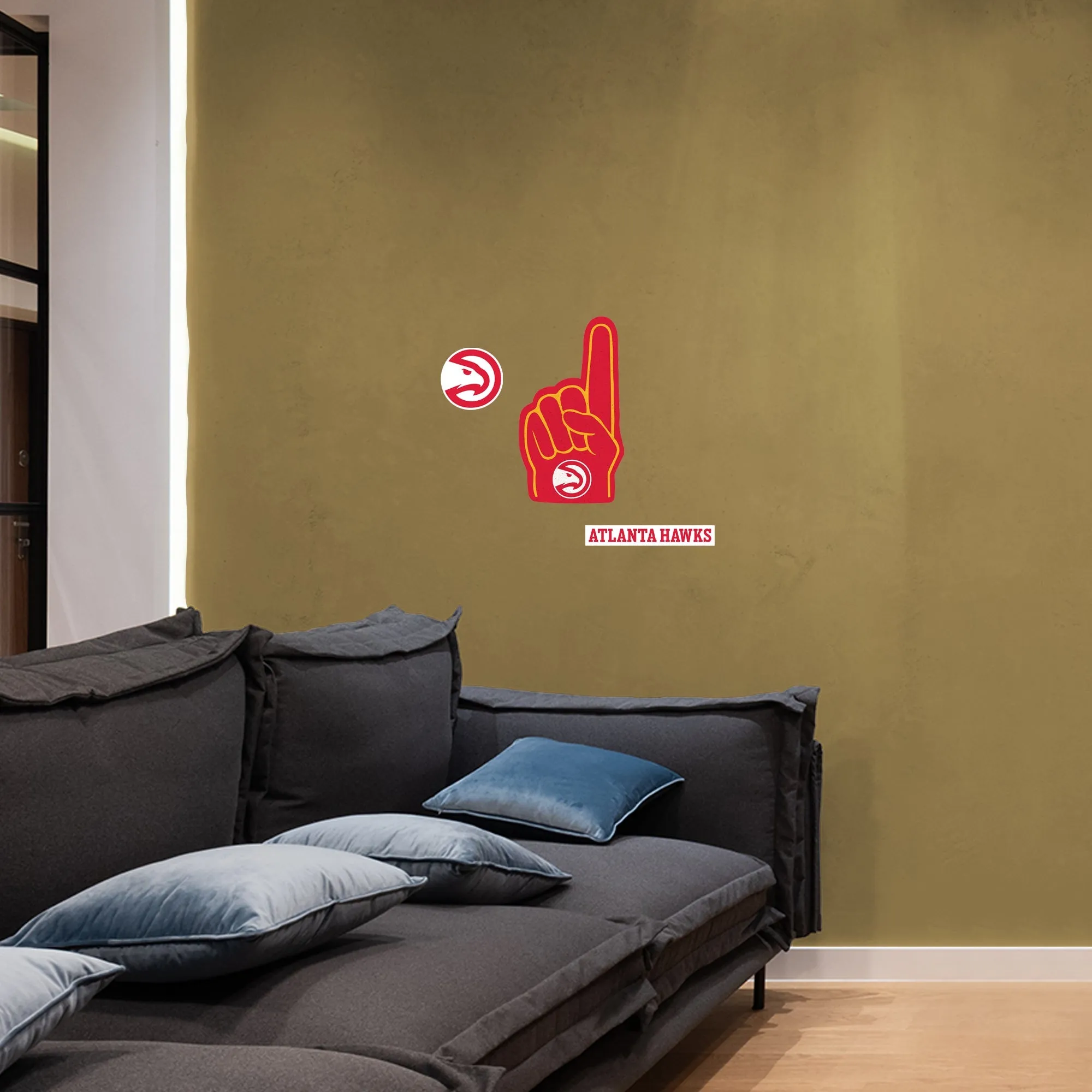 Atlanta Hawks: Foam Finger - Officially Licensed NBA Removable Adhesive Decal