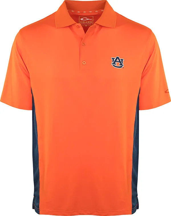 Auburn Performance Polo with Mesh Sides