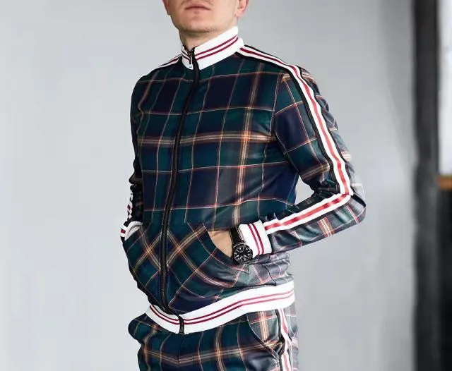 Autumn Men Casual Zipper Jacket Sports Wear Street High collar Jackets quality Sweatshirt Casual Fashion Top