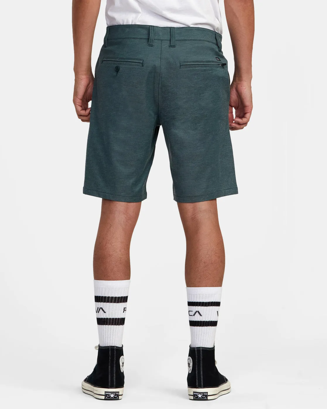Back In Hybrid 19" Shorts - Hunter Green