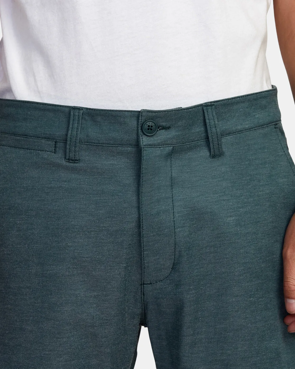 Back In Hybrid 19" Shorts - Hunter Green