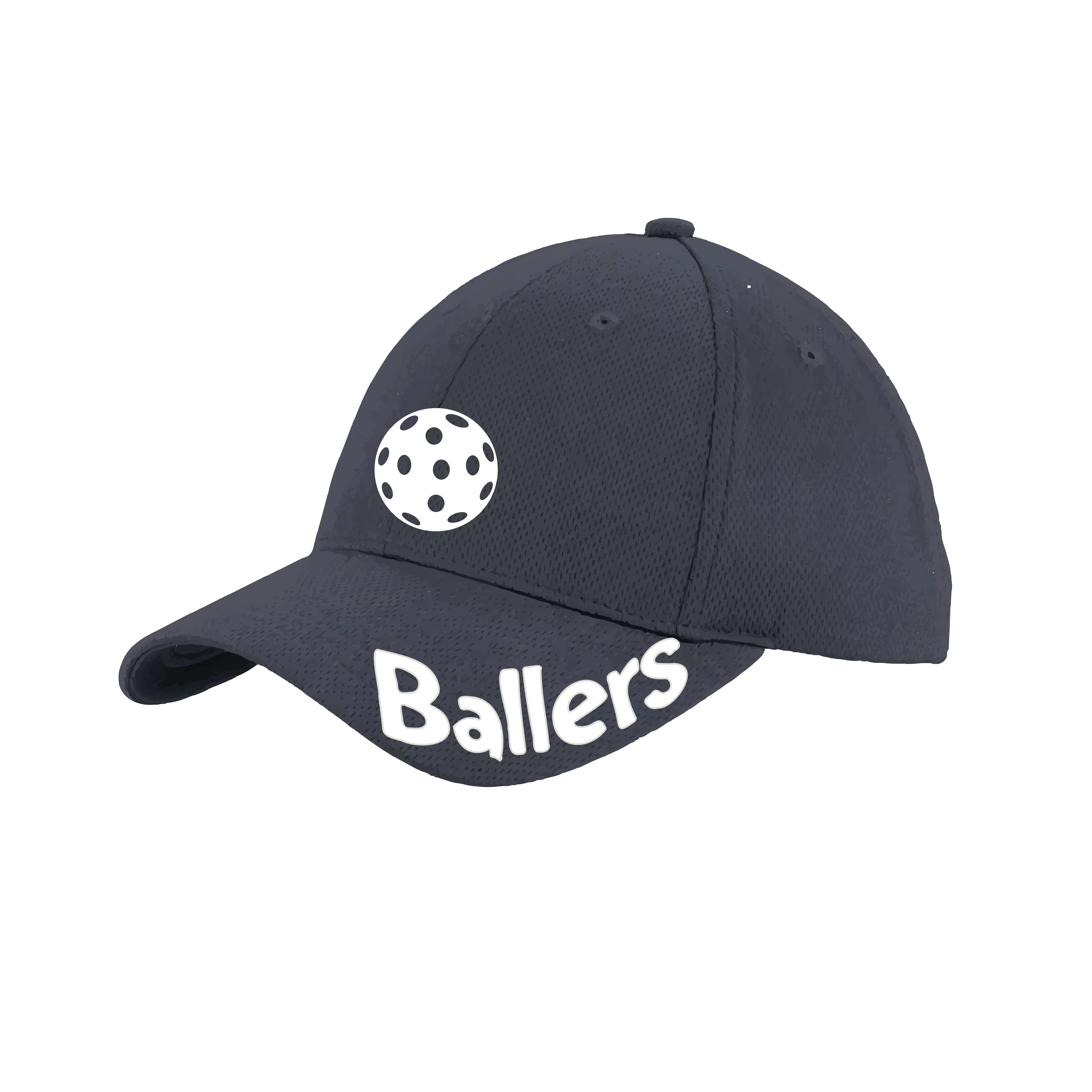 Ballers With Pickleballs (Customizable) | Pickleball Hat | Moisture-Wicking 100% Polyester