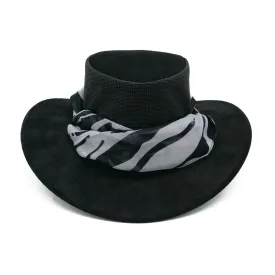 Bendigo Breeze Hat Zebra Scarf