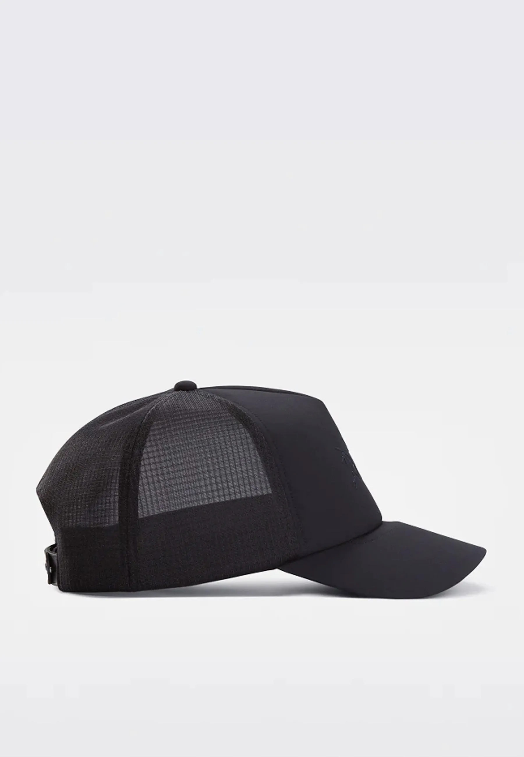 Bird Trucker Curved Cap - Black