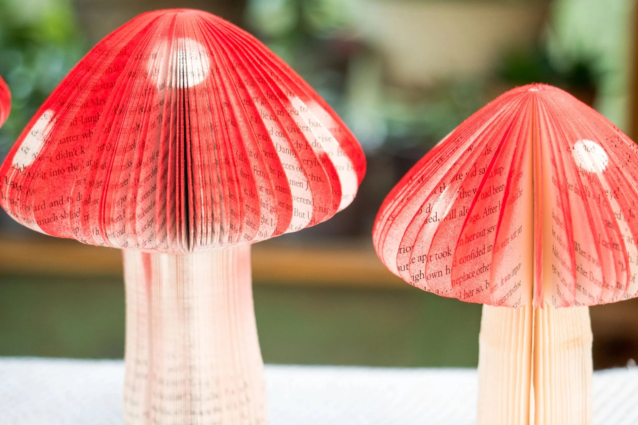 Book Page Mushrooms {multiple sizes}