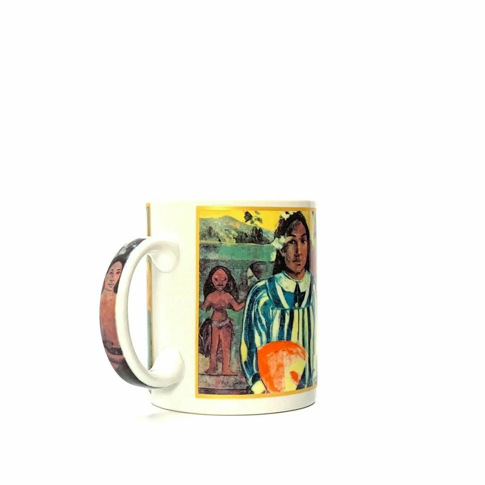 Cafe Arts Mug - Paul Gauguin Artwork Design | 10 fl oz | Colorful Ceramic Coffee Cup | EUC
