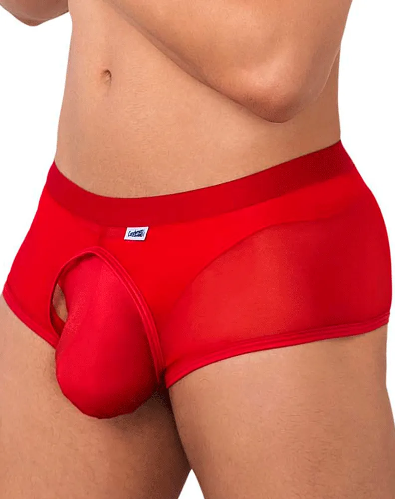 Candyman 99629 Trunk And Thong Set Red