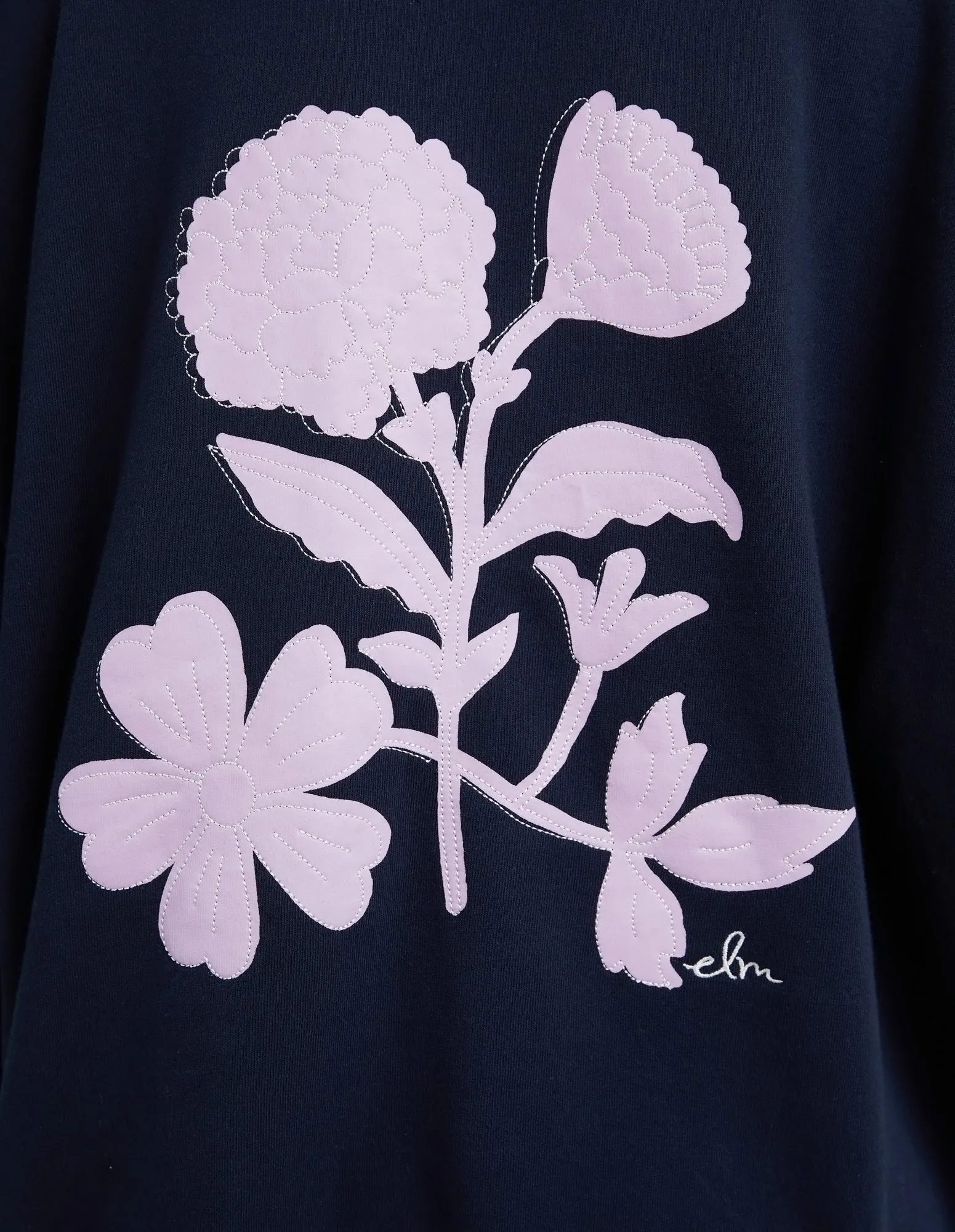 Carnation Hoodie Dark Sapphire