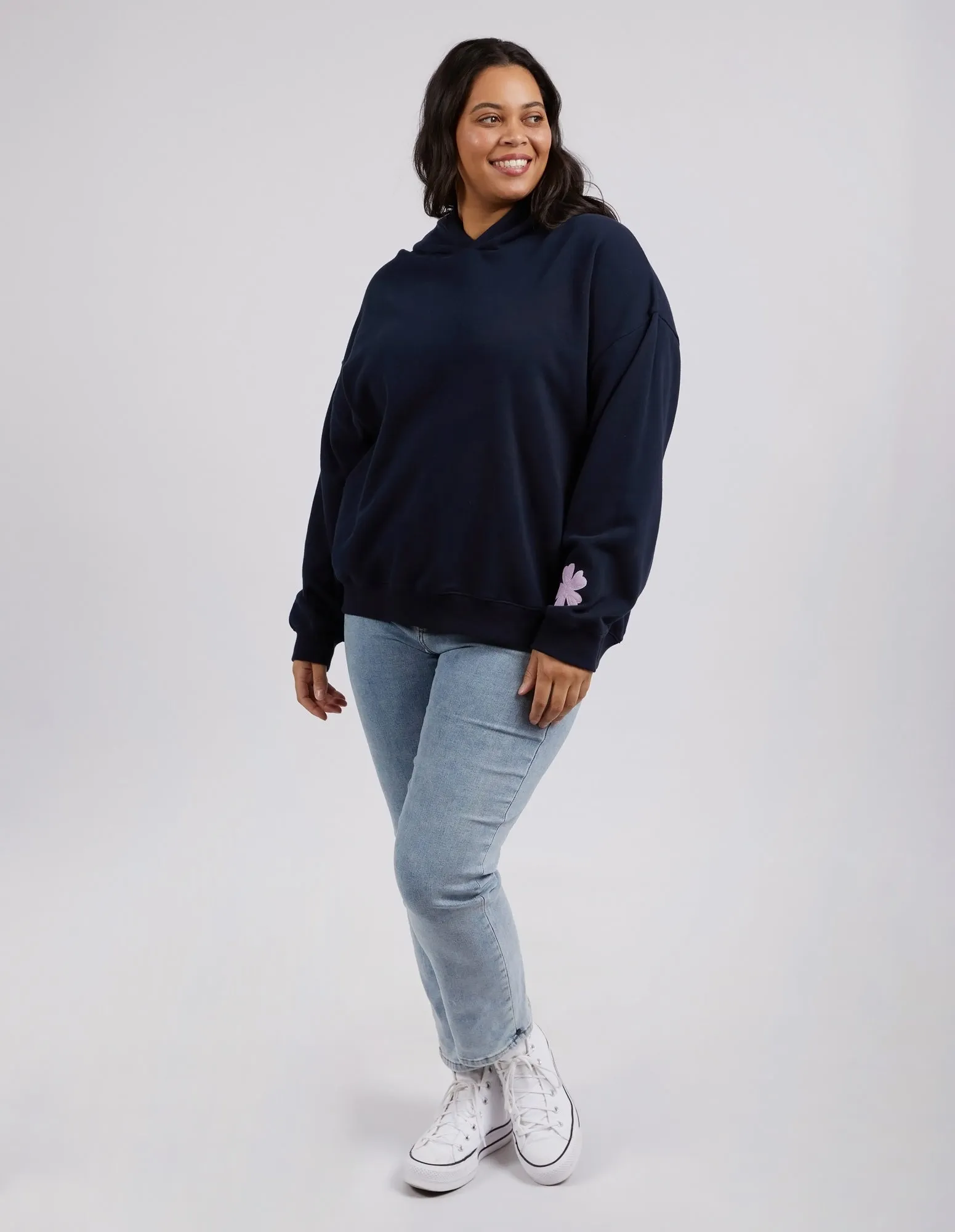 Carnation Hoodie Dark Sapphire
