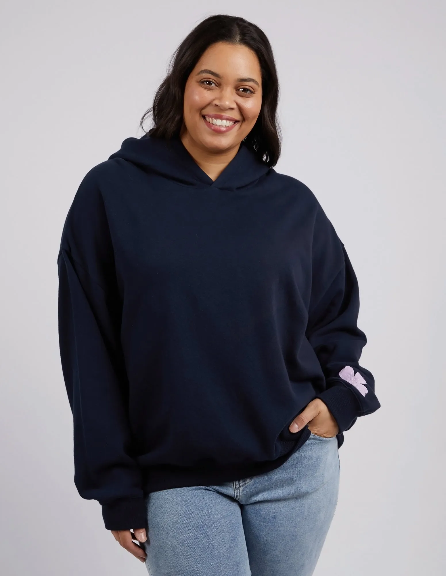 Carnation Hoodie Dark Sapphire