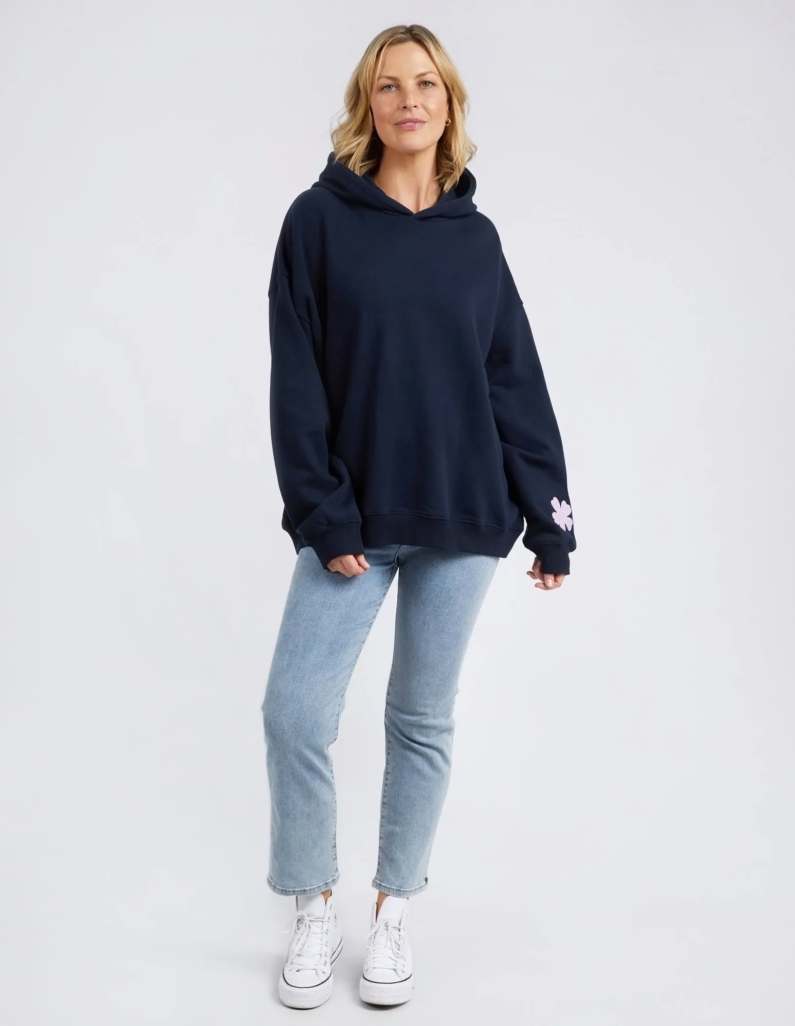 Carnation Hoodie Dark Sapphire