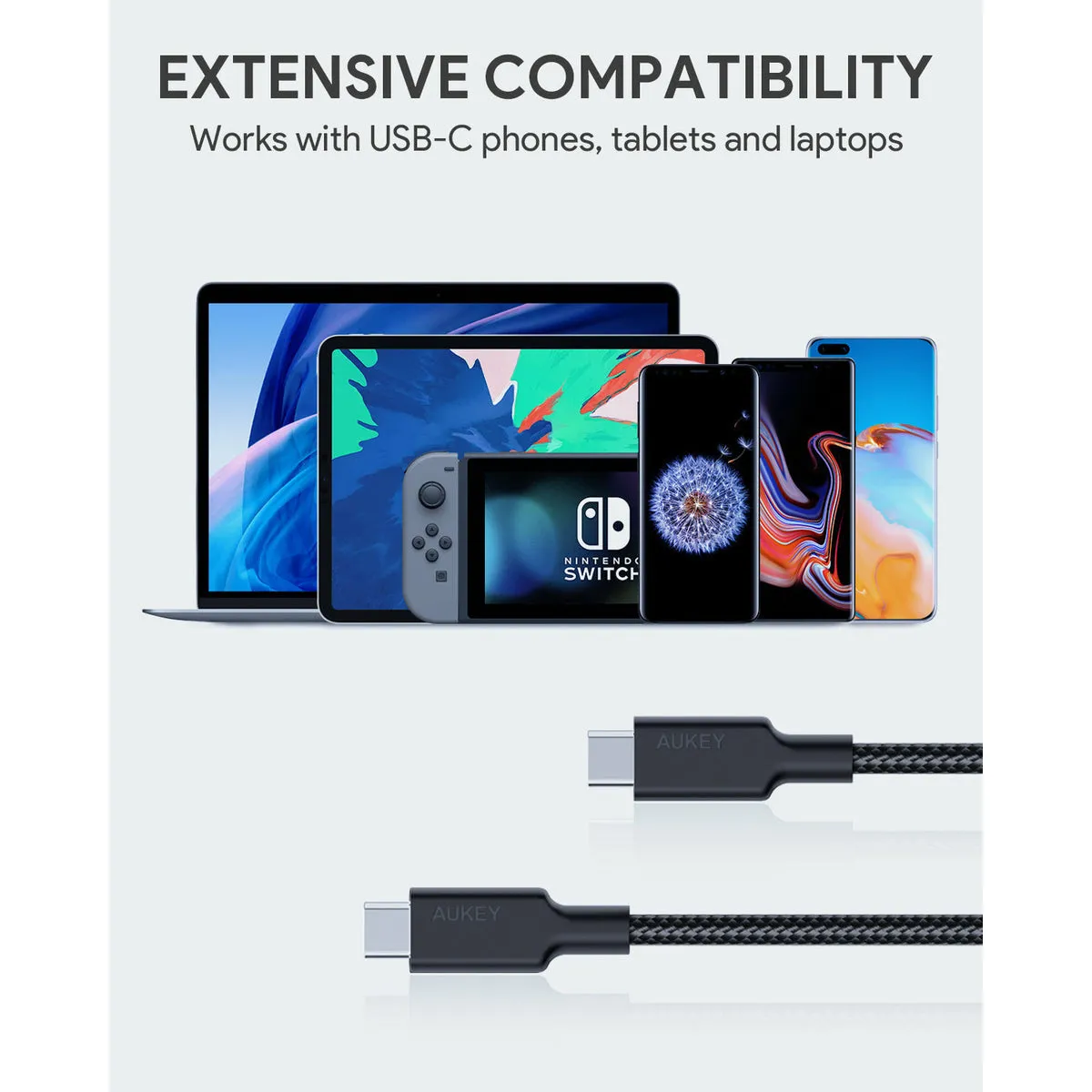 CB-CD31 Nylon USB-C to C cable