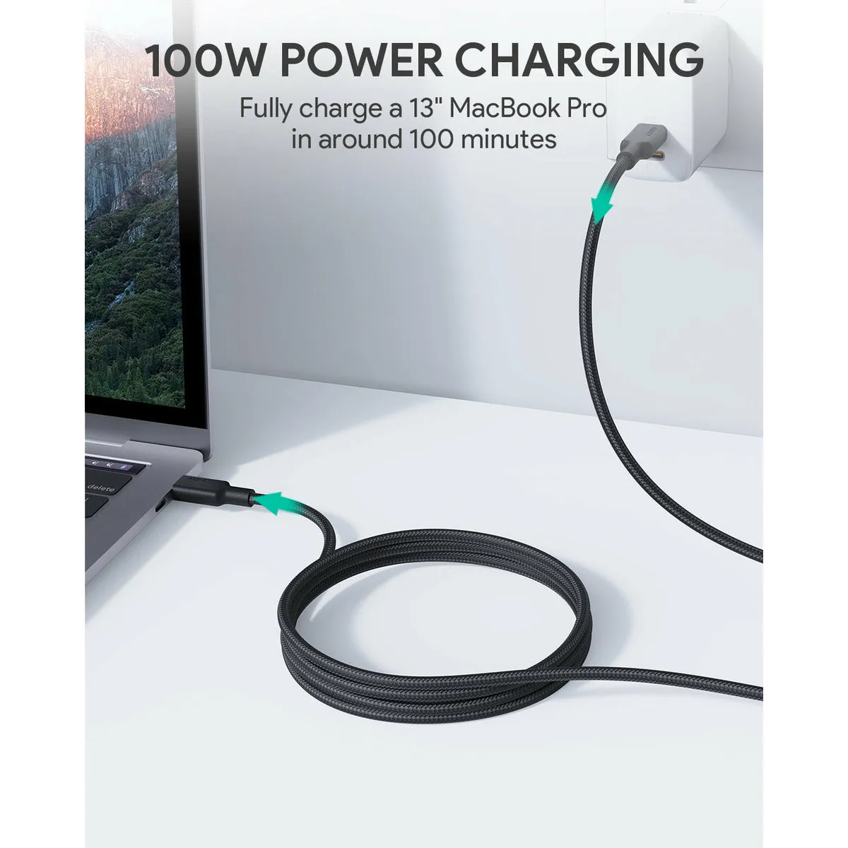 CB-CD31 Nylon USB-C to C cable
