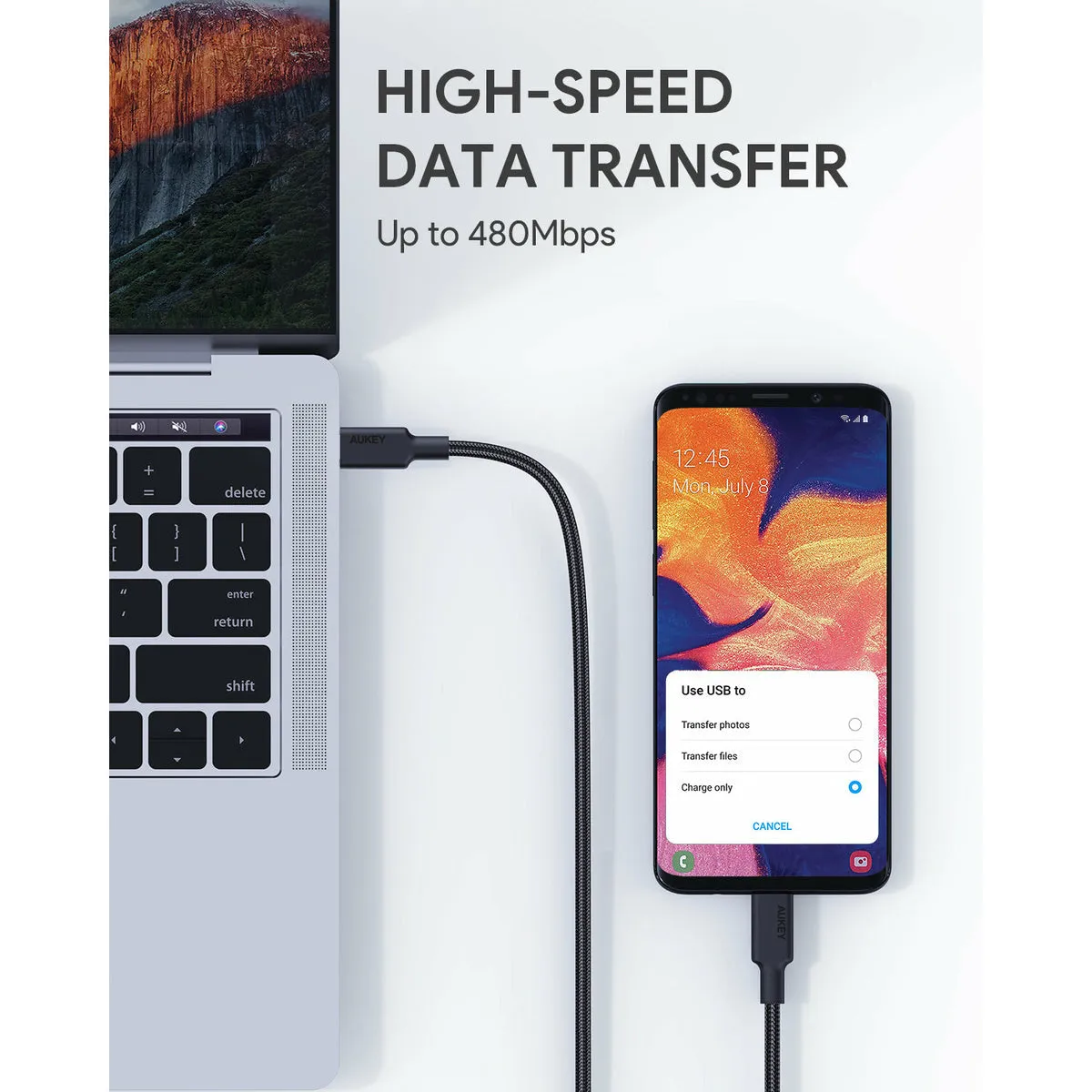 CB-CD31 Nylon USB-C to C cable